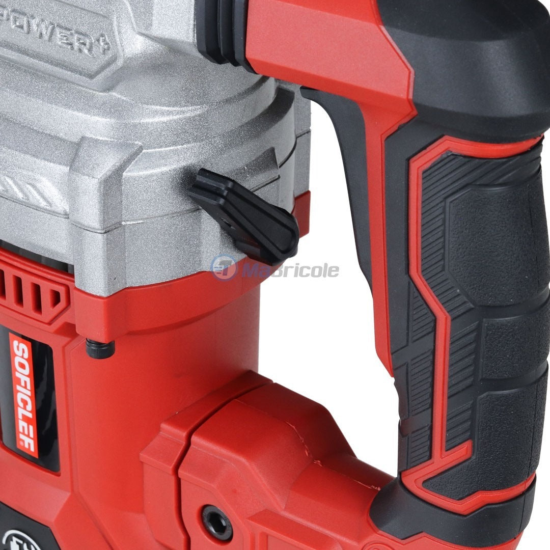Marteau perforateur 1500W 32mm SDS-Plus avec valise SOFICLEF